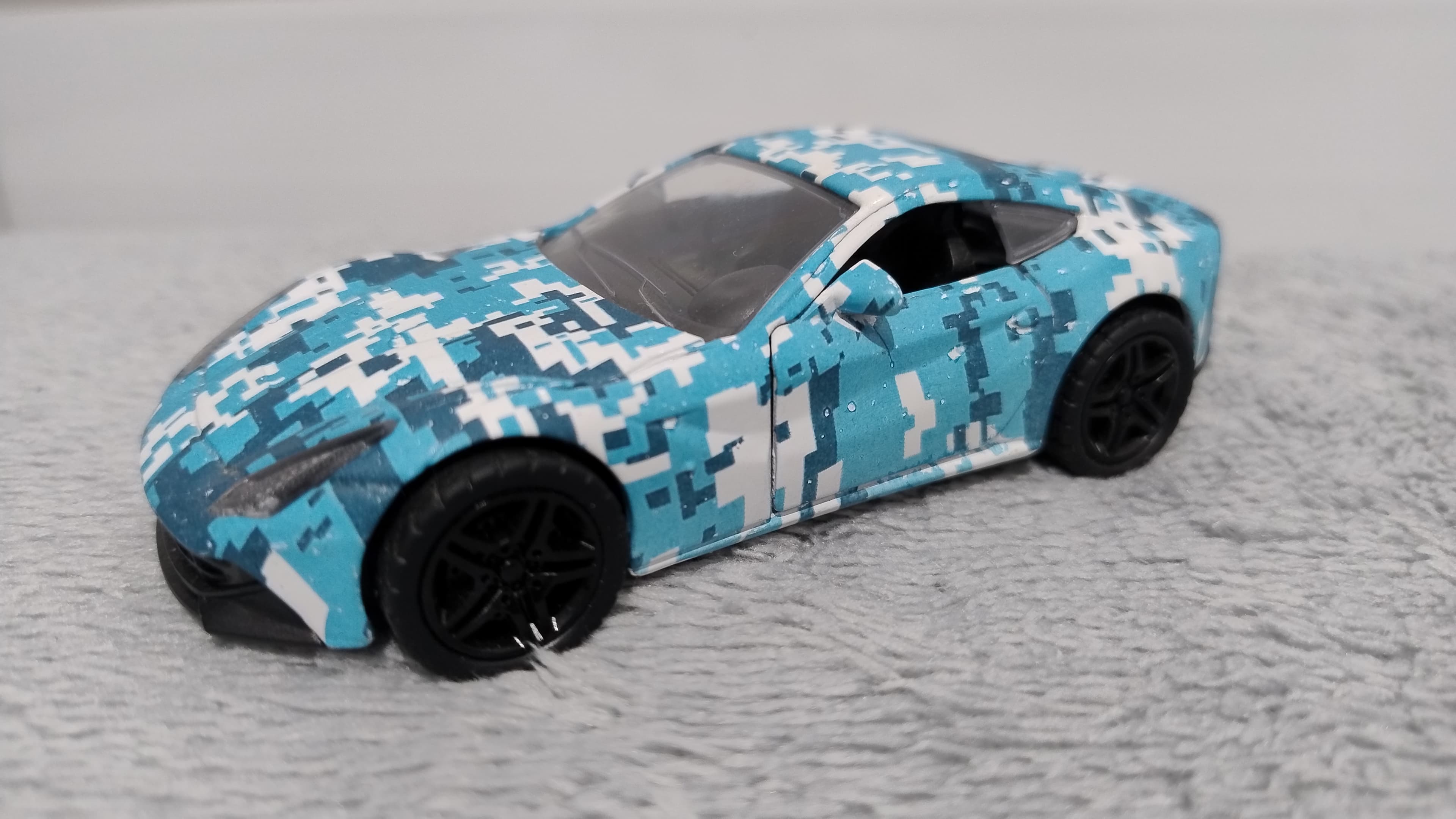 Carrinho de miniatura Chevrolet Corvette C7 superesportivo