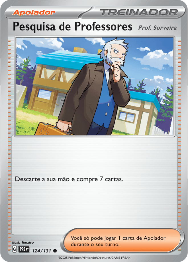 Pesquisa de Professores: Prof. Sorveira