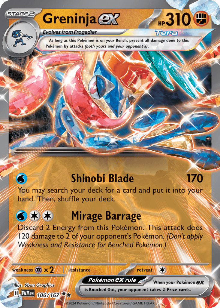Greninja ex (106/167)