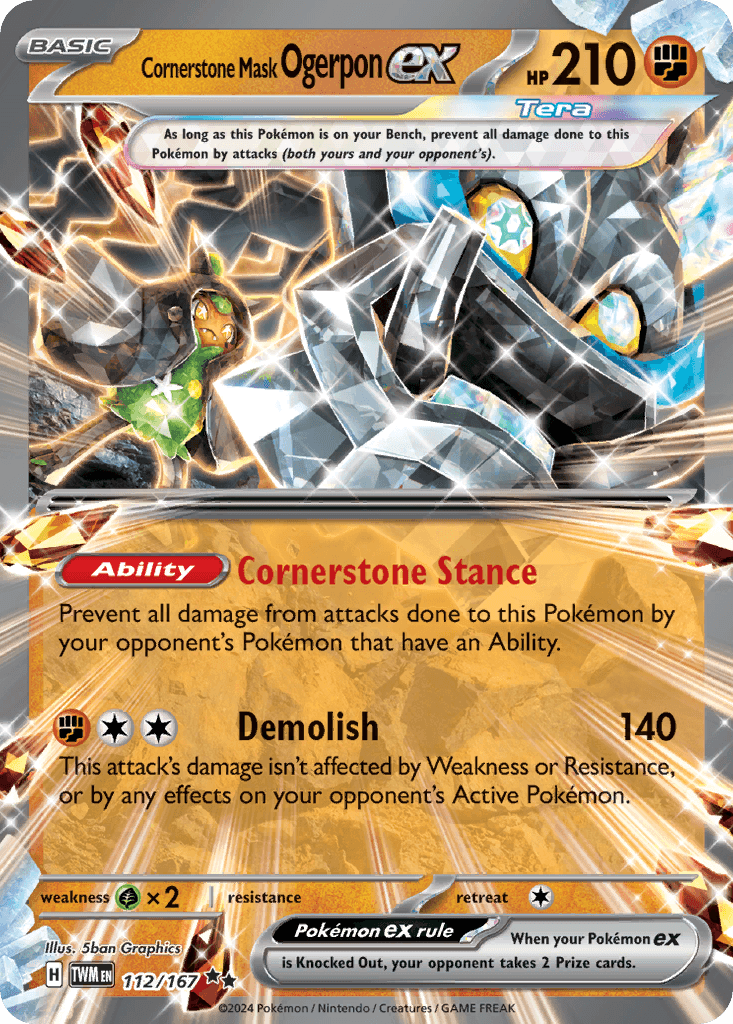 Cornerstone Mask Ogerpon ex (112/167)