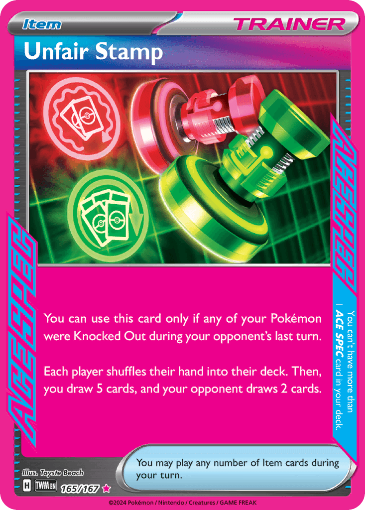Unfair Stamp (165/167)