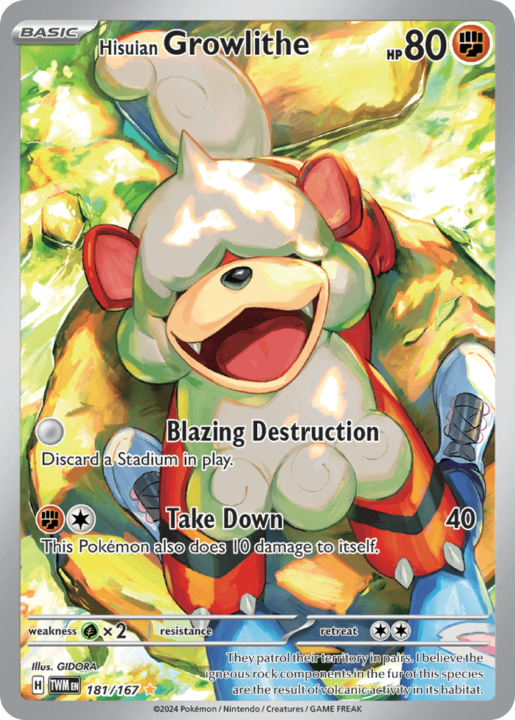 Hisuian Growlithe (181/167)