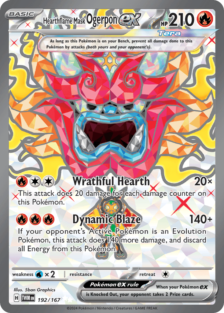Hearthflame Mask Ogerpon ex (192/167)