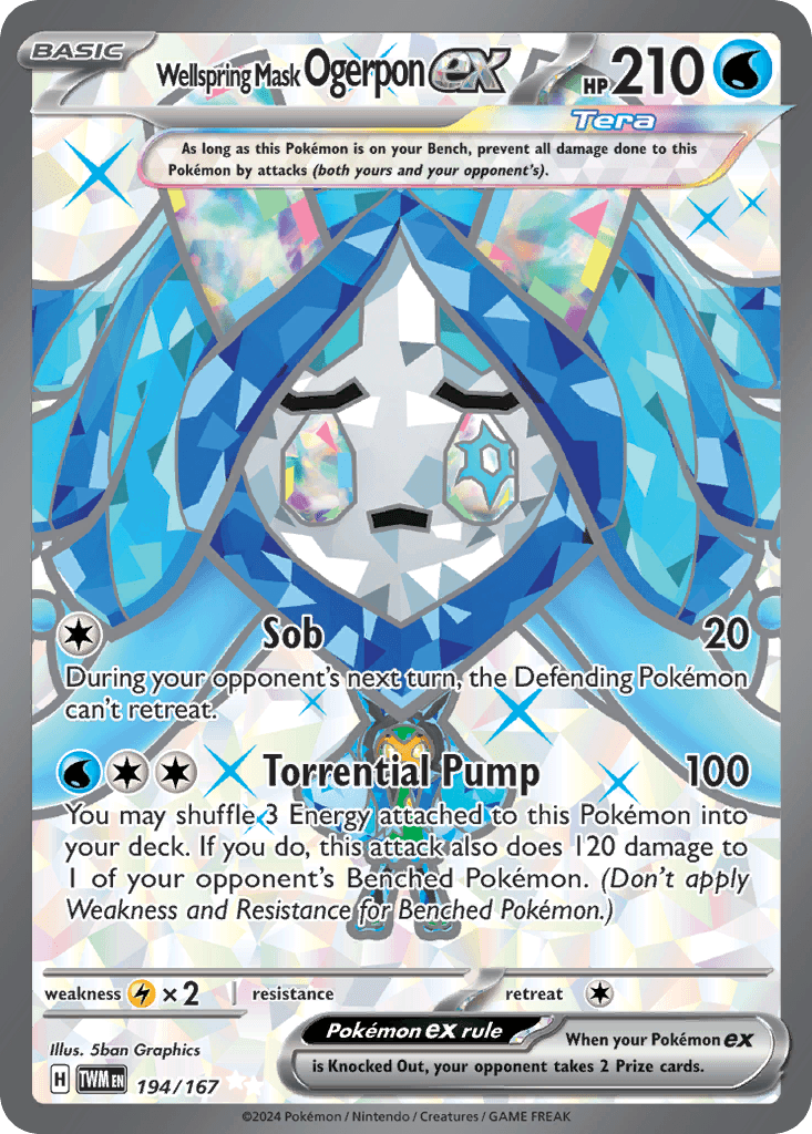 Wellspring Mask Ogerpon ex (194/167)