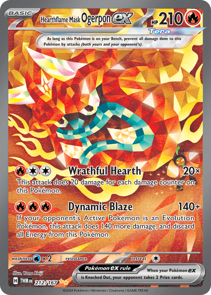 Hearthflame Mask Ogerpon ex (212/167)