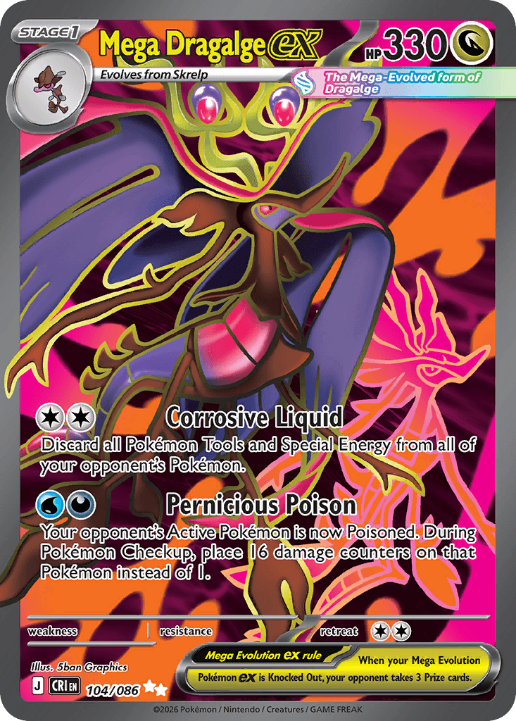 Mega Dragalge ex (104/086)