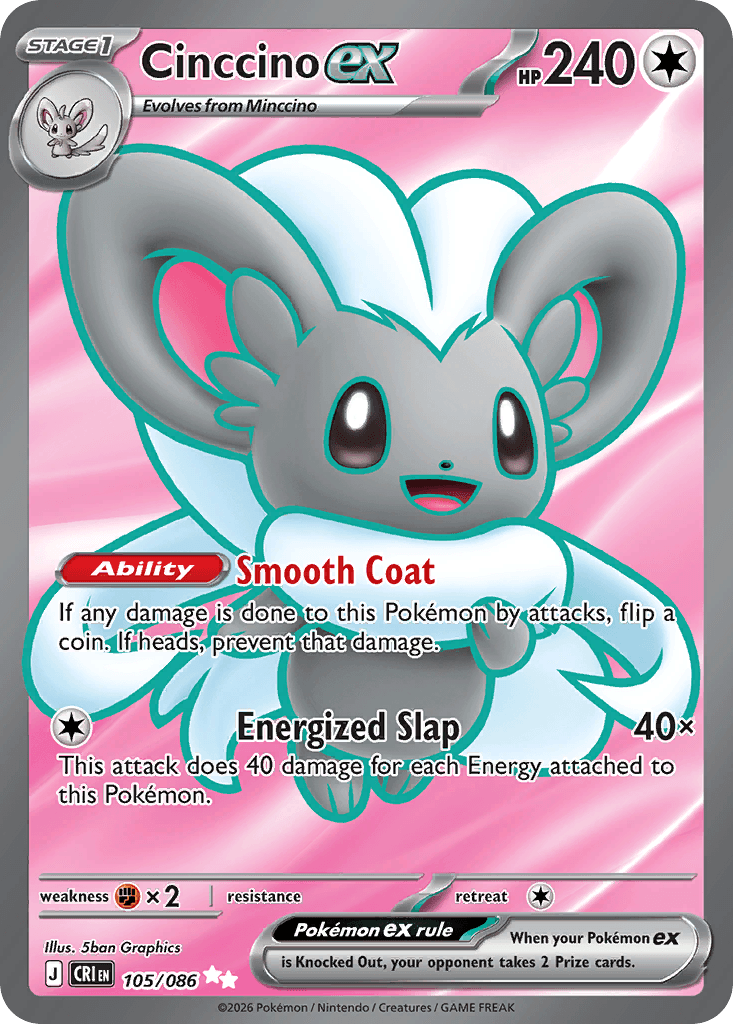 Cinccino ex (105/086)