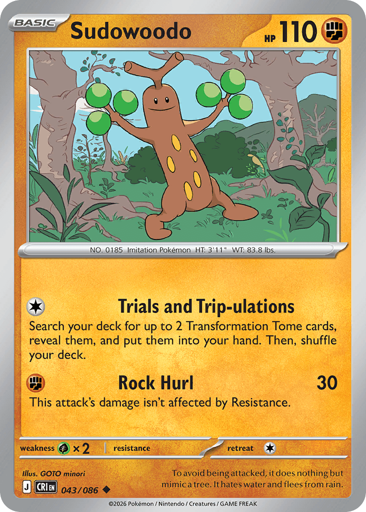 Sudowoodo (043/086)