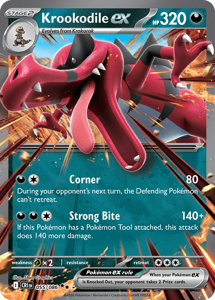 Krookodile ex (055/086)