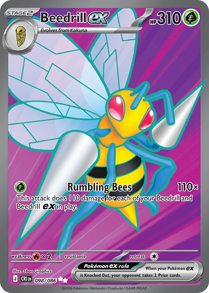 Beedrill ex (098/086)